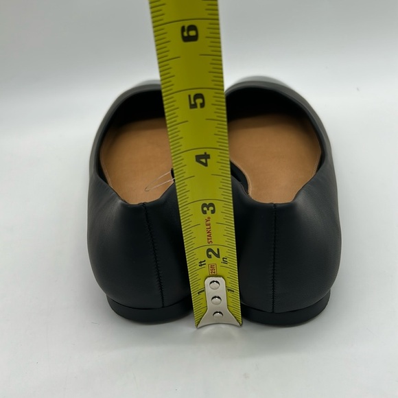 DV by Dolce Vita Malanie 8.5 Black Vegan Ballet Flats with Patent Cap Toe NWT - Picture 7 of 12